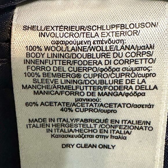 Brooks Brothers 1818 Madison Dark Navy Blazer Vitale Barberis Wool 43R Classic - Picture 11 of 15